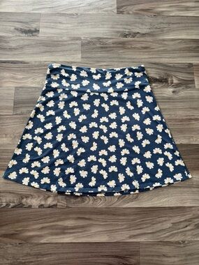 Toad&Co Women's Chaka Skirt in Half Daisy Print Extra Large